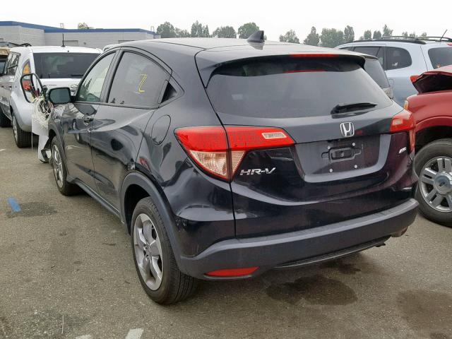 3CZRU6H56HG704011 - 2017 HONDA HR-V EX BLACK photo 3