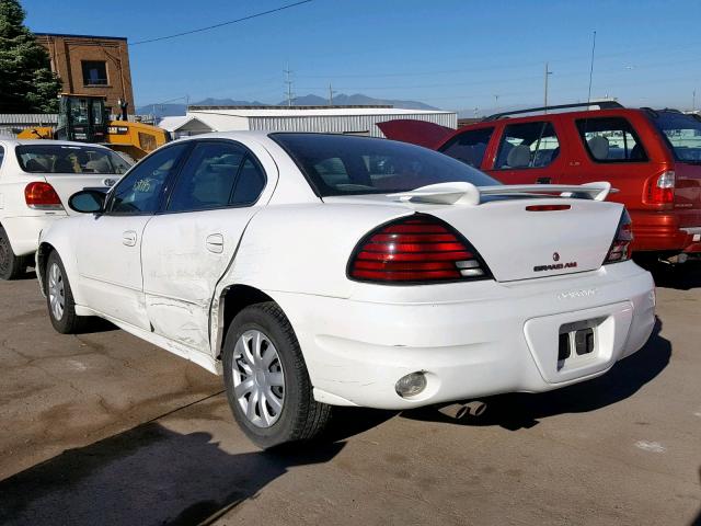 1G2NF52E24C205645 - 2004 PONTIAC GRAND AM S WHITE photo 3