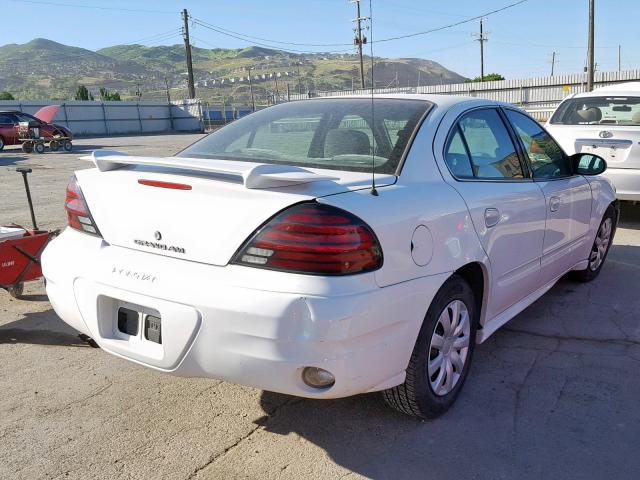 1G2NF52E24C205645 - 2004 PONTIAC GRAND AM S WHITE photo 4