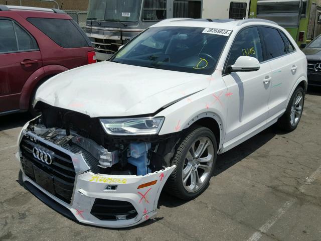 WA1EFCFS8GR007518 - 2016 AUDI Q3 PREMIUM WHITE photo 2