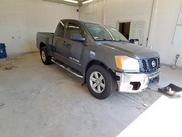 1N6BA0CA2BN316948 - 2011 NISSAN TITAN S GRAY photo 1