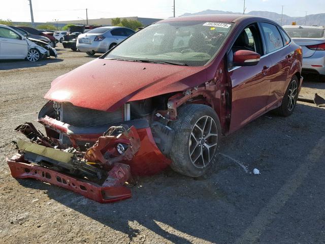 1FADP3J21EL355544 - 2014 FORD FOCUS TITA RED photo 2