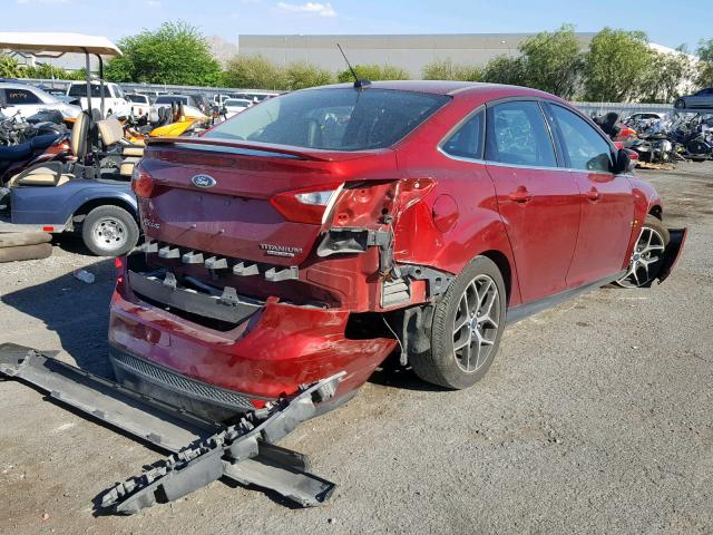 1FADP3J21EL355544 - 2014 FORD FOCUS TITA RED photo 4