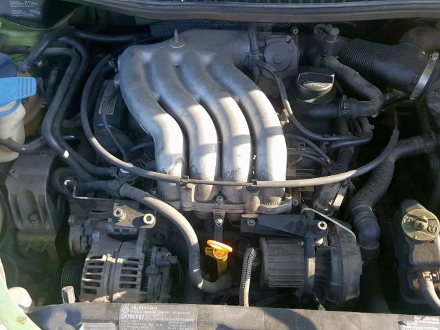 3VWBC21CXYM430127 - 2000 VOLKSWAGEN NEW BEETLE GREEN photo 7