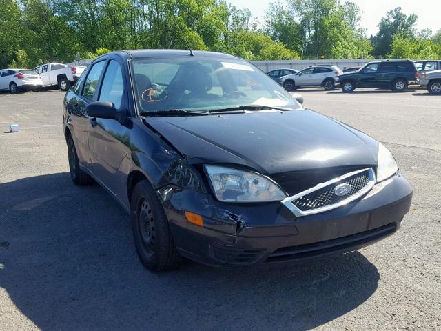 1FAFP34N37W196803 - 2007 FORD FOCUS ZX4 BLACK photo 1