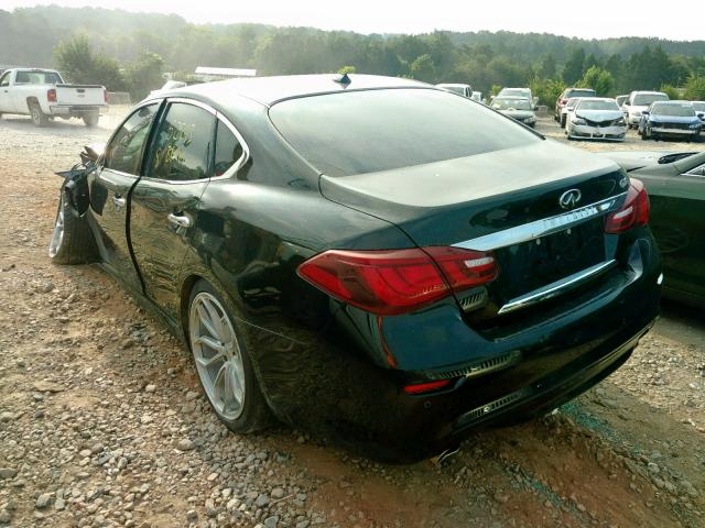 JN1BY1AP6HM741053 - 2017 INFINITI Q70 3.7 BLACK photo 3