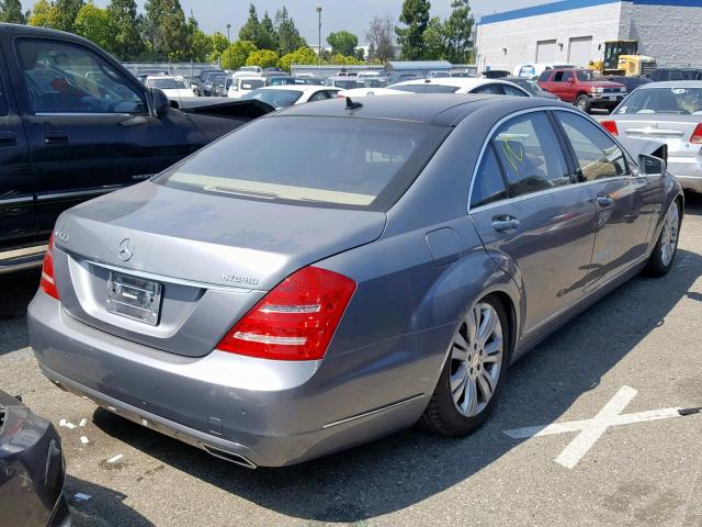 WDDNG9FBXAA319776 - 2010 MERCEDES-BENZ S 400 GRAY photo 4