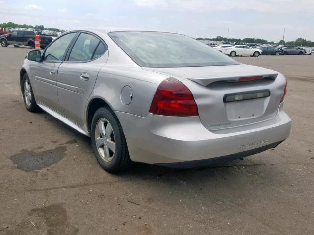 2G2WP552481176504 - 2008 PONTIAC GRAND PRIX SILVER photo 3