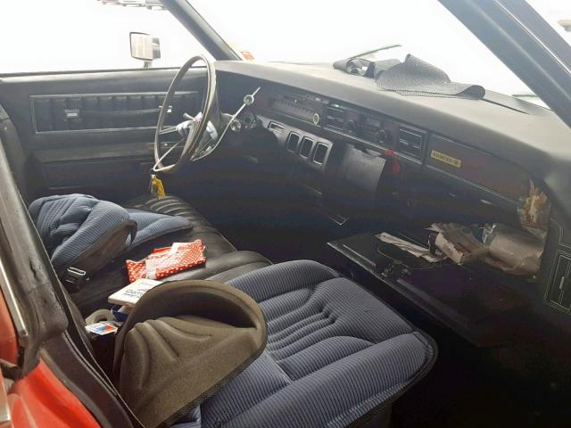 4Y82A820134 - 1974 LINCOLN CONTINENTA RED photo 5