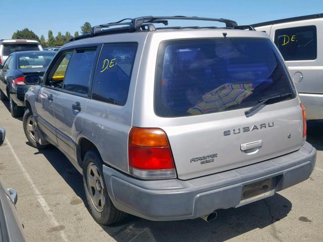 JF1SF635XYH731023 - 2000 SUBARU FORESTER L SILVER photo 3