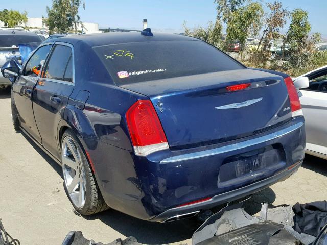 2C3CCAAG2FH931999 - 2015 CHRYSLER 300 LIMITE BLUE photo 3