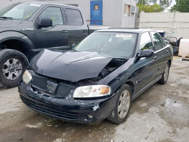 3N1AB51D05L552074 - 2005 NISSAN SENTRA SE- BLACK photo 2