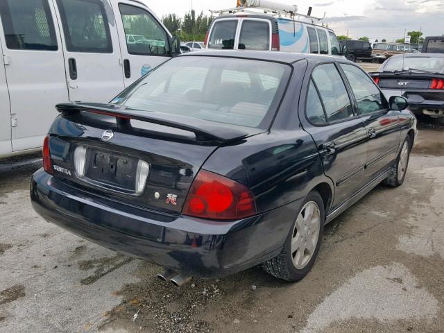 3N1AB51D05L552074 - 2005 NISSAN SENTRA SE- BLACK photo 4