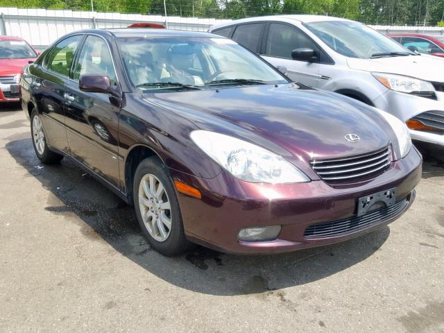 JTHBF30G330118049 - 2003 LEXUS ES 300 PURPLE photo 1