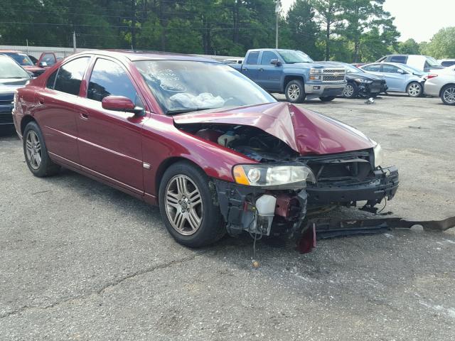 YV1RS592652484930 - 2005 VOLVO S60 2.5T MAROON photo 1