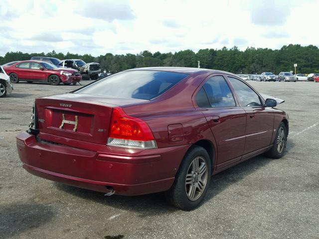 YV1RS592652484930 - 2005 VOLVO S60 2.5T MAROON photo 4