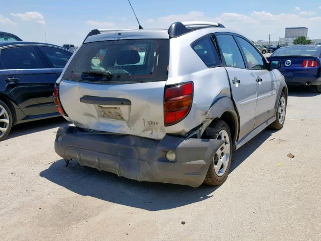 5Y2SL65816Z417567 - 2006 PONTIAC VIBE SILVER photo 4