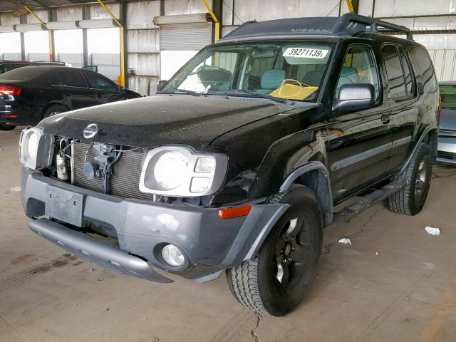 5N1ED28T32C599767 - 2002 NISSAN XTERRA XE BLACK photo 2