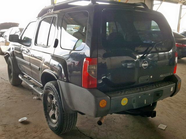 5N1ED28T32C599767 - 2002 NISSAN XTERRA XE BLACK photo 3