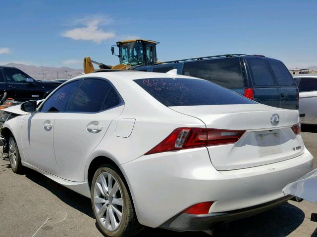 JTHBF1D23F5078999 - 2015 LEXUS IS 250 WHITE photo 3