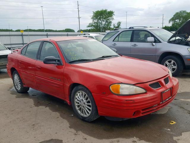 1G2NE52E4XM751557 - 1999 PONTIAC GRAND AM S RED photo 1