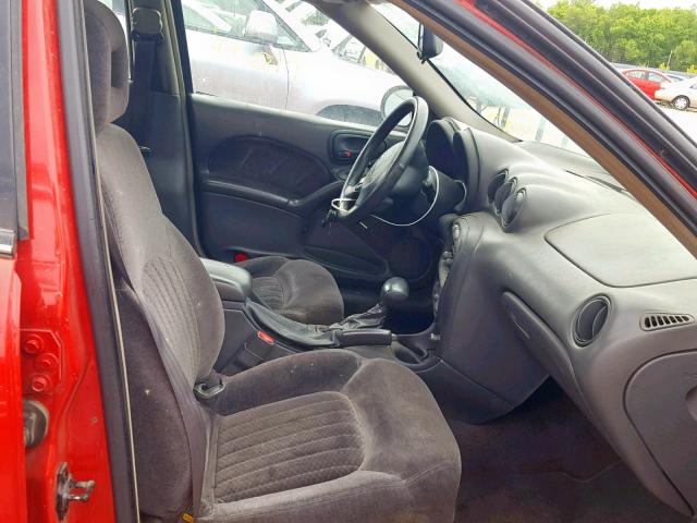 1G2NE52E4XM751557 - 1999 PONTIAC GRAND AM S RED photo 5