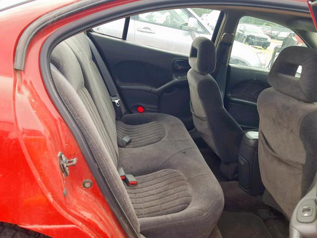 1G2NE52E4XM751557 - 1999 PONTIAC GRAND AM S RED photo 6