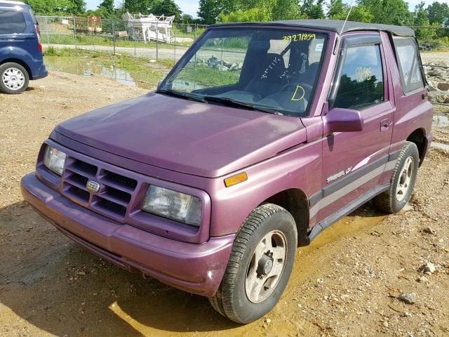 2CNBJ1867T6913723 - 1996 GEO TRACKER PURPLE photo 2