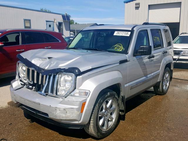 1J8GN58K38W141794 - 2008 JEEP LIBERTY LI SILVER photo 2