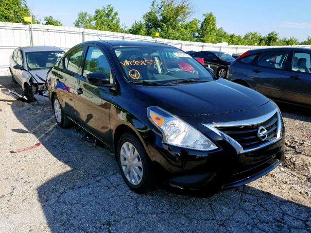 3N1CN7AP7GL858553 - 2016 NISSAN VERSA S BLACK photo 1