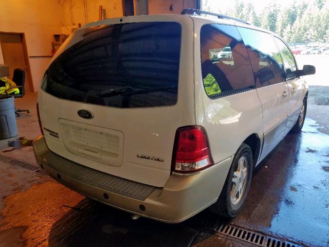 2FMZA58204BA30011 - 2004 FORD FREESTAR L WHITE photo 4