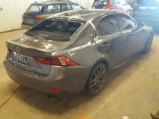 JTHCE1D27F5009367 - 2015 LEXUS IS 350 SILVER photo 4