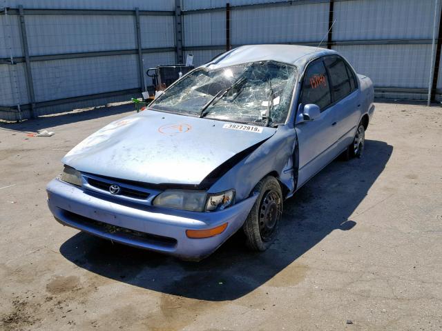 1NXBB02E8TZ440312 - 1996 TOYOTA COROLLA DX BLUE photo 2