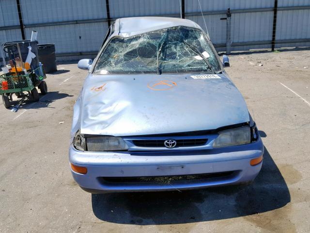 1NXBB02E8TZ440312 - 1996 TOYOTA COROLLA DX BLUE photo 9