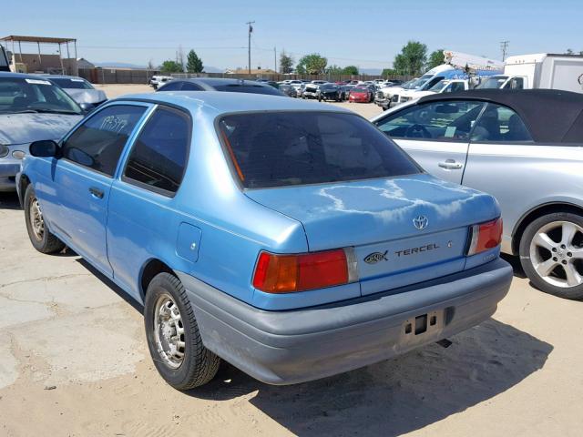 JT2EL46S1P0293312 - 1993 TOYOTA TERCEL STD BLUE photo 3