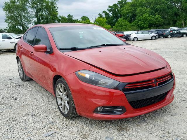 1C3CDFBHXDD643238 - 2013 DODGE DART SXT RED photo 1