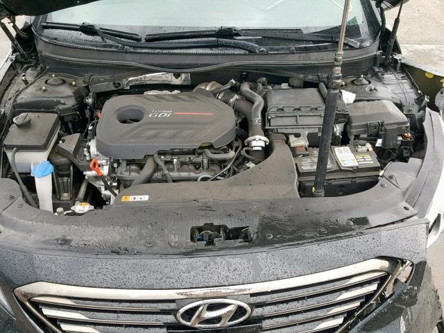 5NPE34AB2FH255460 - 2015 HYUNDAI SONATA SPO BLACK photo 7