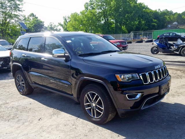 1C4RJFBGXJC264974 - 2018 JEEP GRAND CHER BLACK photo 1