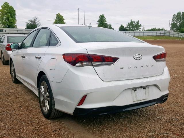 5NPE34AF5JH662961 - 2018 HYUNDAI SONATA SPO WHITE photo 3