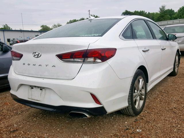 5NPE34AF5JH662961 - 2018 HYUNDAI SONATA SPO WHITE photo 4