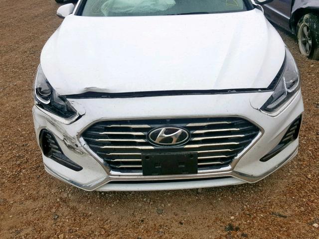 5NPE34AF5JH662961 - 2018 HYUNDAI SONATA SPO WHITE photo 9