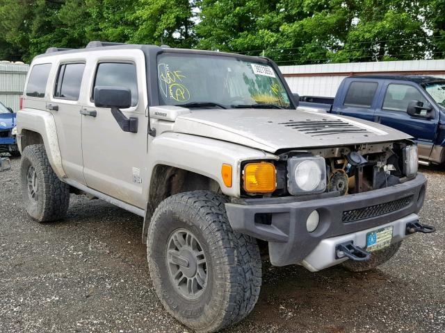 5GTEN13E998116115 - 2009 HUMMER H3 TAN photo 1