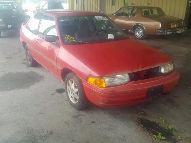1FASP11J9SW285238 - 1995 FORD ESCORT LX RED photo 1