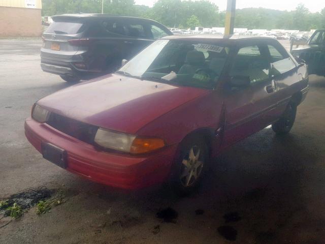 1FASP11J9SW285238 - 1995 FORD ESCORT LX RED photo 2