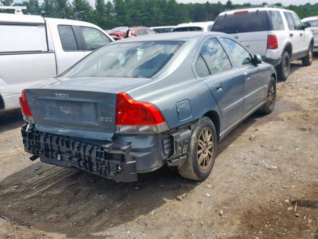 YV1RS61T332263051 - 2003 VOLVO S60 GRAY photo 4