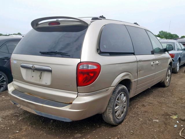 2C8GP64L05R338625 - 2005 CHRYSLER TOWN & COU GOLD photo 4