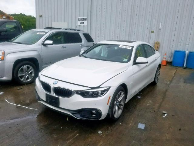 WBA4J3C53JBG96558 - 2018 BMW 430XI GRAN WHITE photo 2