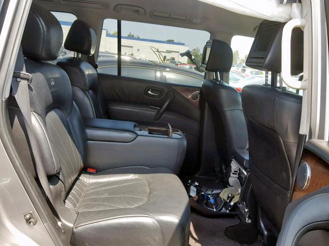 JN8AZ2NF5C9515809 - 2012 INFINITI QX56 SILVER photo 6