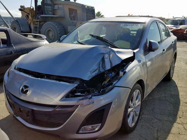 JM1BL1S62A1321105 - 2010 MAZDA 3 S GRAY photo 2