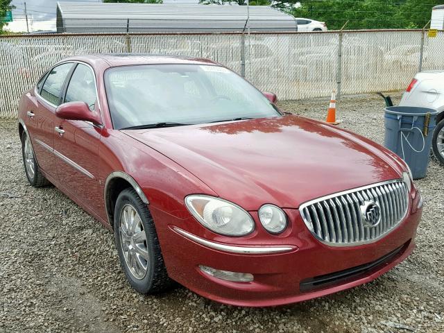 2G4WD582581196711 - 2008 BUICK LACROSSE C RED photo 1